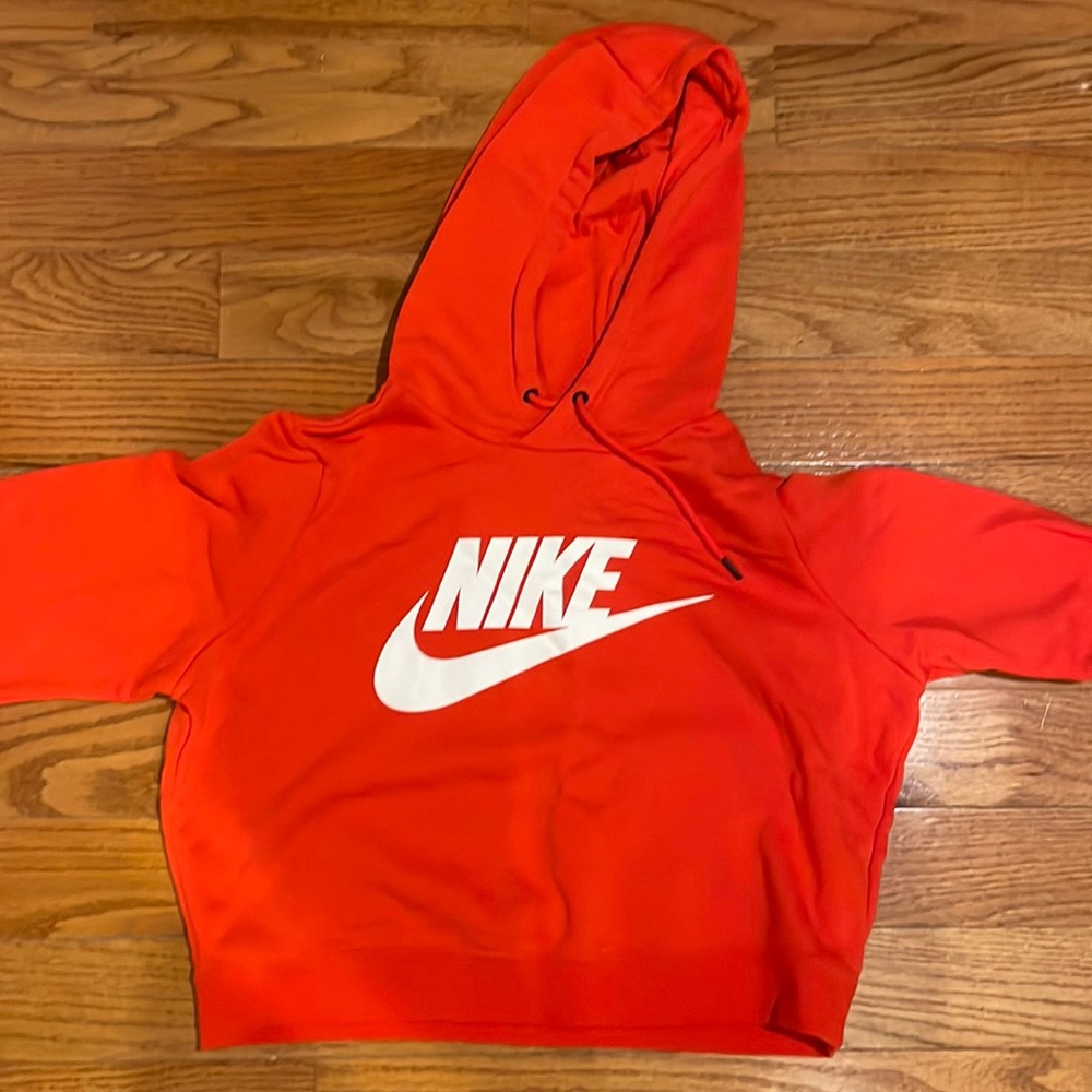 Trendy orange Nike hoodie